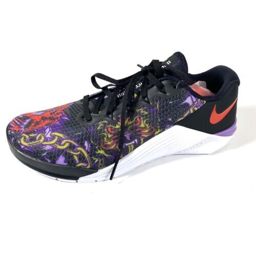 Nike Metcon 5 Scarpe da Ginnastica Uomo Nero Viola Cactus AQ1189-035 Uomo Taglia 10 - Foto 1 di 4