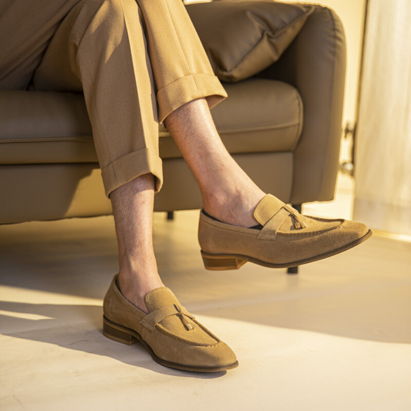 SAOLA Scarpe Oxford da uomo di lusso business formali slip on in vera pelle ballerine nappa