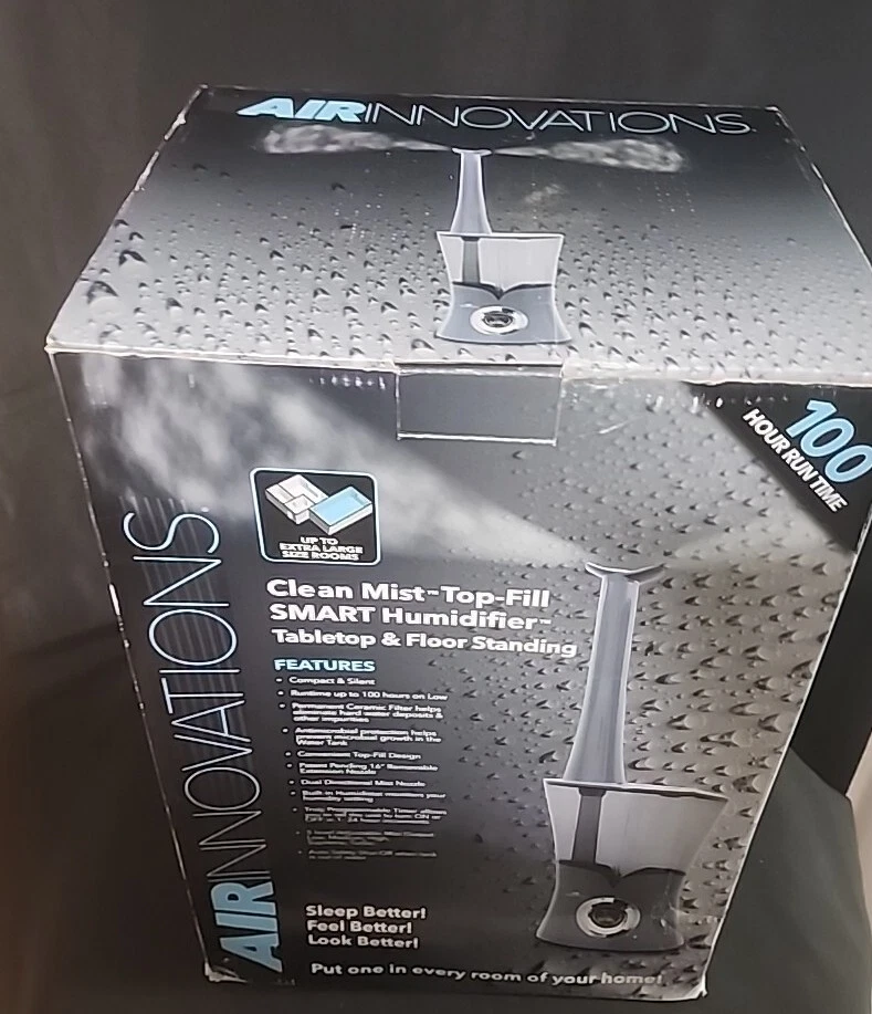 Humidificador inteligente tanque Air Innovations Clean Mist MH-901D negro platino Foto 2 de 4