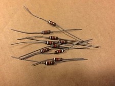10 NOS Allen Bradley 9.1k ohm 5 1/2 watt 1/2W Carbon Comp Resistors TESTED