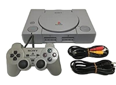 SONY PlayStation DUAL SHOCK SCPH-7500セット Sony Playstation PS1 SCPH-7500 Console and Cargadores,cables Used
