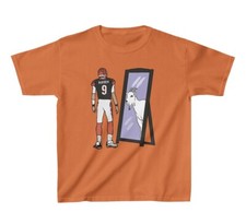 Youth T-Shirt Joe Burrow Mirror GOAT Tee Kids Sizes