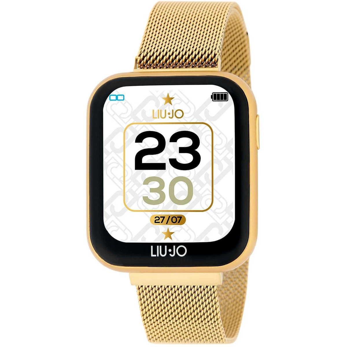 Smartwatch LIU JO LUXURY VOICE SWLJ053 Stainless Steel Golden Mesh  Touchscreen