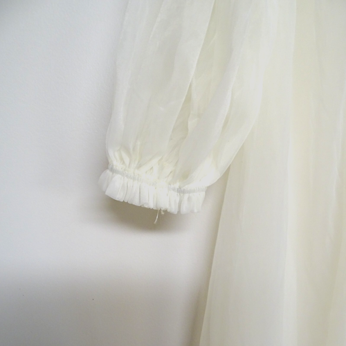 Vintage Radcliffe Peignoir Sheer Nylon Lace - Picture 2 of 8