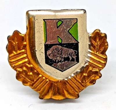 Vtg Kaiser Motor Company Shild Lapel American Auto Manufacturer