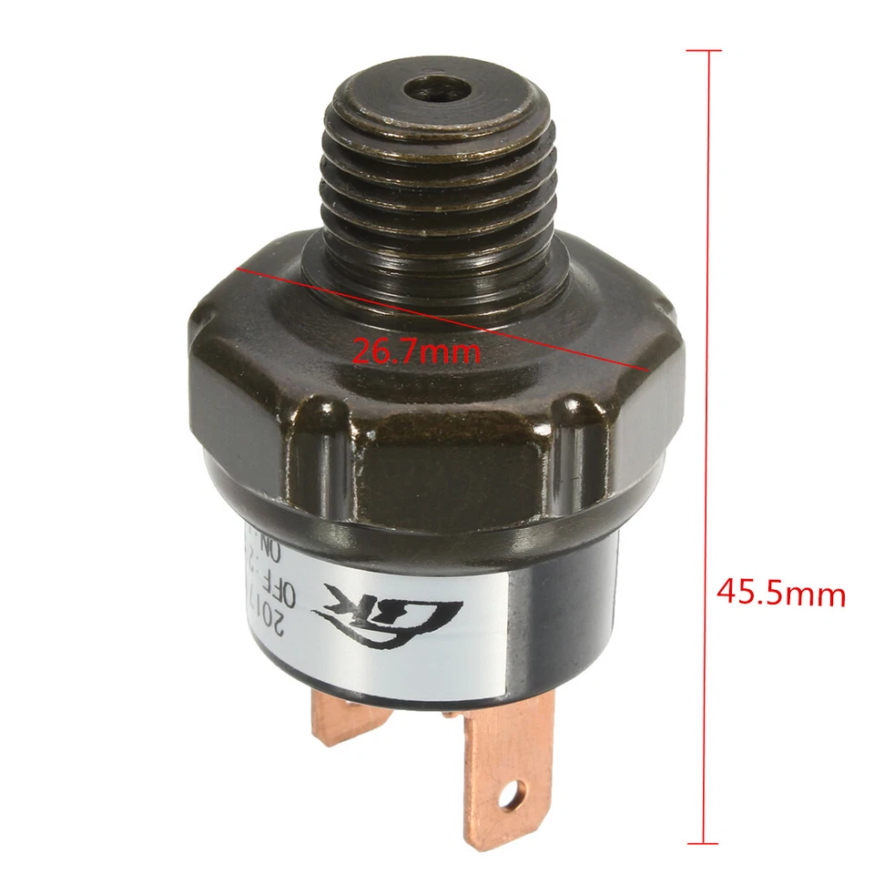 3x 170-200PSI Air Compressor Pressure Switch Mount Thread 1/4"NPT For Train Horn - Image 2 of 4