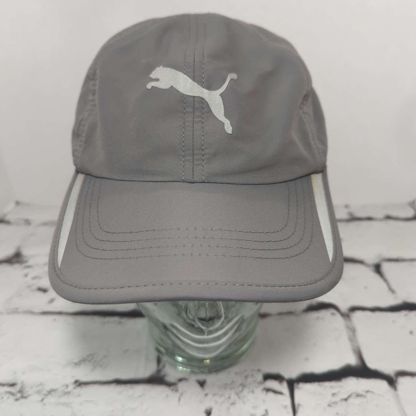 Puma Gray Hat Adjustable Ball Cap - image 1
