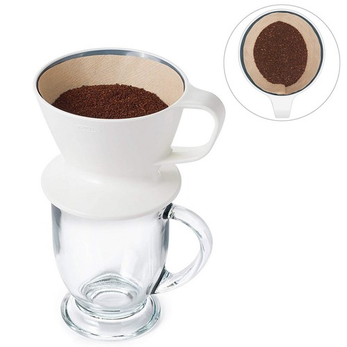 100Pcs 103 Coffee Filter Paper Natural Unbleached Original Wooden Drip Paper - Bild 6 von 12