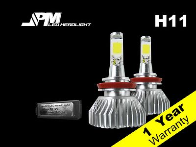 H11 LED Low Beam Light Bulb 6500K White High Power  for 13-15 HONDA Accord 4 dr