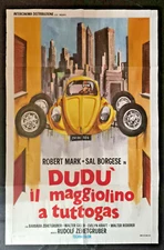 poster 2F DUDU IL BEETLE A TUTTOGAS 1973 SUPER WHEELS MOVIE O75