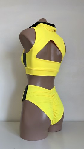 Schminke πͺ Dream kill Bill set pole wear dance zip off vest high leg bottoms - Picture 8 of 9