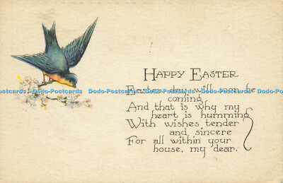 R596222 Frohe Ostern Ostern kommt bald 1922 Grußkarte
