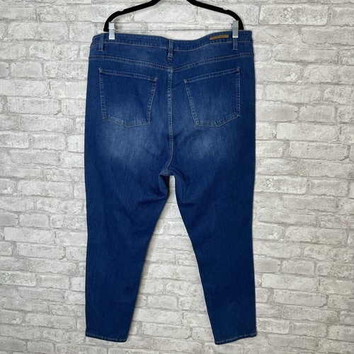 Soft Surroundings Jeans Womens Plus 20W Denim Tapered Leg Medium Wash Stretch - Picture 4 of 14