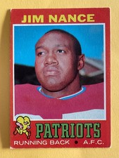 Jim Nance 1971 Topps Football Card #170