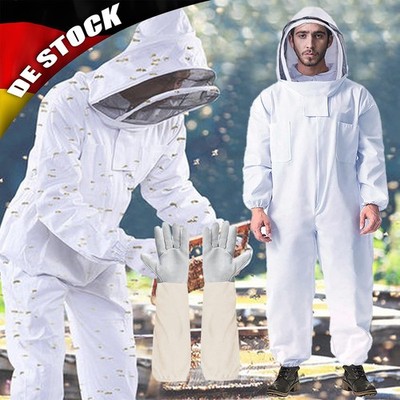 Beekeepers Schutzanzug Imkerjacke Mit Hut Schleier,ImkerJacke Imkerei Handschuhe