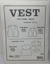 Vintage 2006 Tandy Leather Factory Vest Patte...