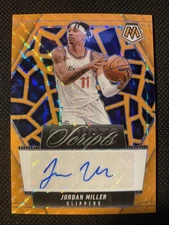 JORDAN MILLER 2024-25 Mosaic Scripts AUTO Orange /25 #MS-JML Clippers FREE SHIP!
