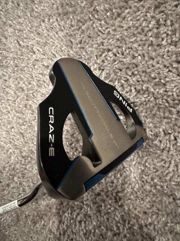 Ping 2025 Scottsdale Craz-E CB 37.75" Straight Putter HC S Stroke Black Dot New - Image 4 of 4