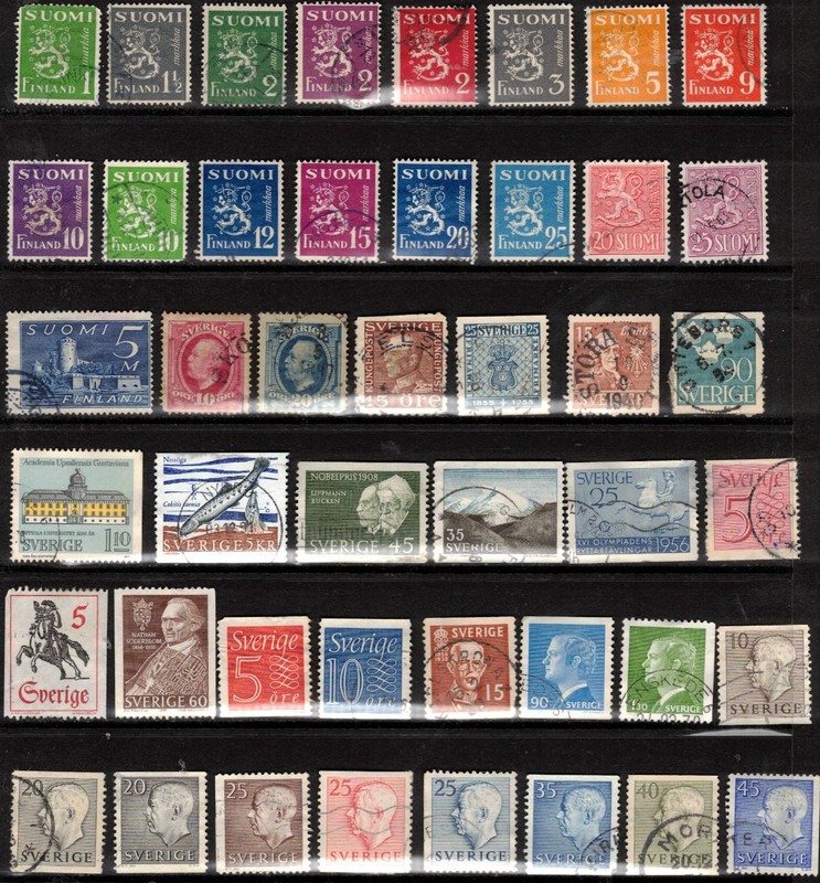 135 Used Scandinavia -- Denmark, Finland, Norway & Sweden