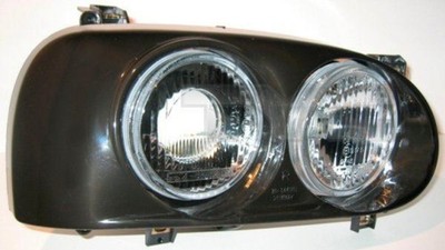 TYC Headlight Set Black For VW Golf Mk3 91-99