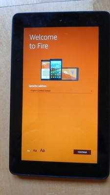 1 x Amazon Fire Tablet 5 (5. Generation) in schwarz   7 Zoll voll funktionsfähig