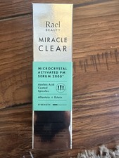 Rael Beauty Miracle Clear Microcrystal Activated PM Serum 5000 NEW IN SEALED BOX