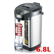 6.8L Hot Water Dispenser 304 Stainless Steel 3 Temp Settings Auto Shut-off LED