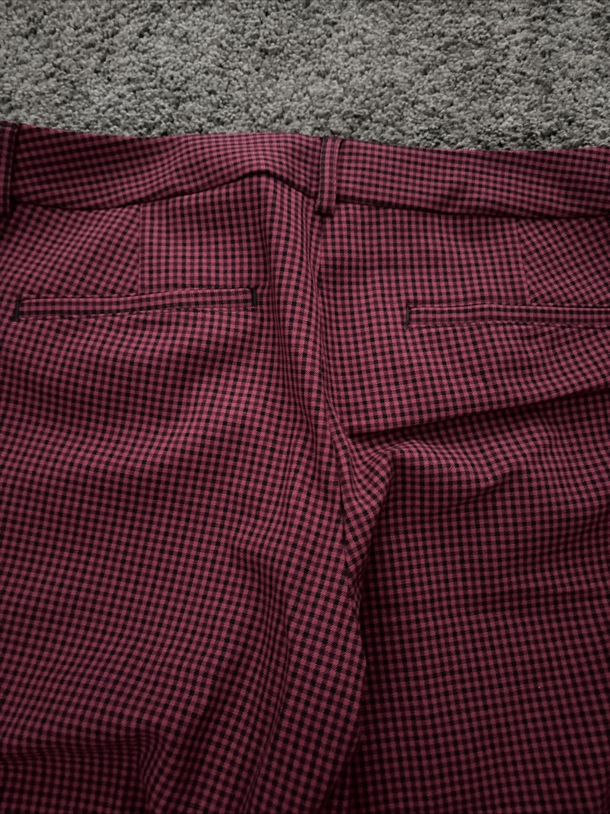 Express Columnist Barely Boot Stretch Red Black C… - image 6