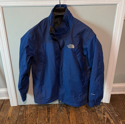 Vintage North Face Mens Large Triclimate Mountain Jacket Shell EUC Blue READ