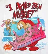 Ren and Stimpy T Shirt Vintage 1992 Single Stitch Men's XL MTV Nicktoons Changes