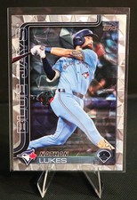 2025 Topps Series 2 - Nathan Lukes #420 Diamante Foilboard / Insert - Blue Jays