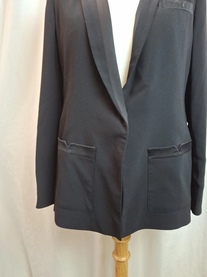 Limited Collection Black Blazer  Jacket Single Breasted UK14 Occasion L2894 - Image 3 of 4