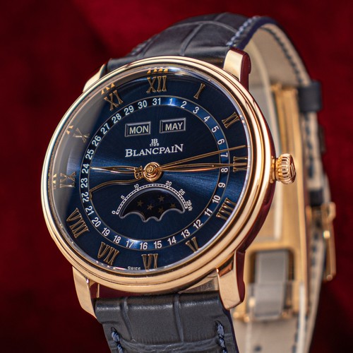 2023 Blancpain Villeret 40 Quantième Complet Calendar 6654-3640-55B Red Gold B&P