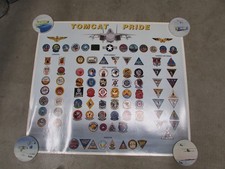  F-14 F-14A F-14B F-14D TOMCAT PRIDE Grumman All Squadron Patch Art Poster Print