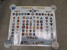  F-14 F-14A F-14B F-14D TOMCAT PRIDE Grumman All Squadron Patch Art Poster Print