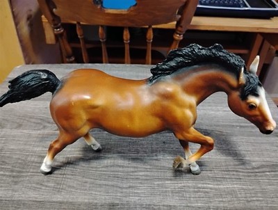 Breyer Horse #129 Bay Running Stallion Model Brown Blk Breyer Molding Co. U.S.A.