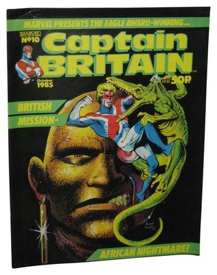 Marvel Presents Captain Britain Oktober 1985 Magazin Buch
