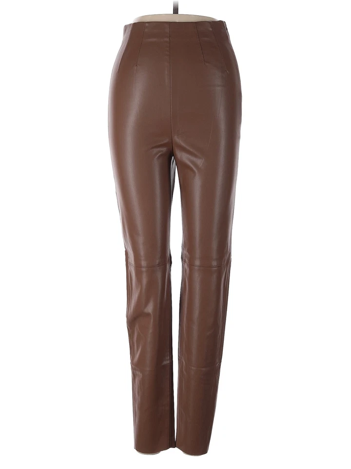 Pantalones informales marrones para mujer Zara S