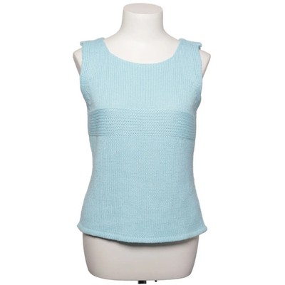 Feel Good, Tank­top, Größe: 36/38, Blau, Acryl, Einfarbig, Feinstrick #DW8