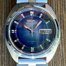 Vintage 1973 Seiko 5 Actus 7019-7210 Automatic Serviced On Solid Link Bracelet