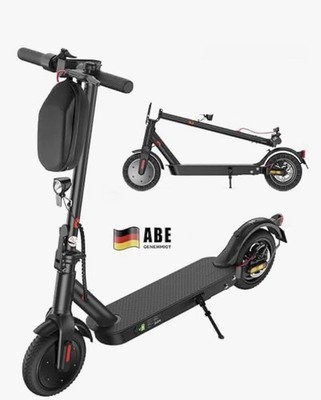 E Scooter Mit Straßenzulassung, ABE Elektroroller Belastung Bis 120Kg, 30 Km Rei