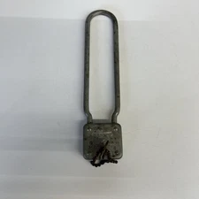 Vintage Master Long Padlock Bicycle # 66 with Key Made in USA