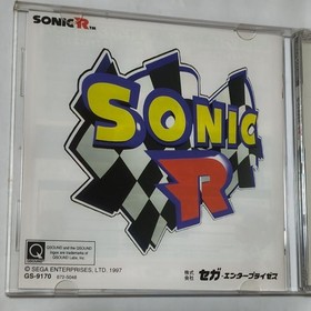 Sonic R Sega Saturn Racing Game with Spine Card and Manual used