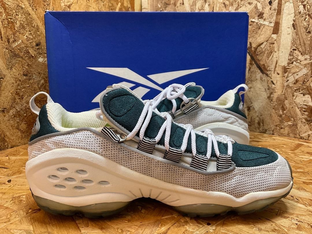 Vtg90's Reebok Dmx Run White Green Onyx Citron 1-37066 Men