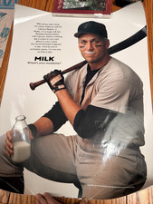 Cal Ripken Jr. Milk "Where's your mustache?" Dairy Print Ad Poster - 