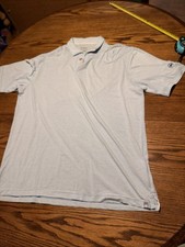 Peter Millar Seaside XXL Blue White Striped Performance Polo Shirt Golf