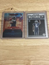 Panini Jalen Milroe Seattle Seahawks Rookie NFL Card Lot (2)