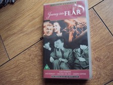 Journey Into Fear VHS video - ORSON WELLES - RARE CLASSIC MOVIE
