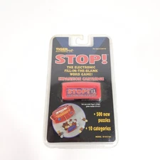 Stop! Electronic Fill-In-The-Blank Word Game Expansion Pack 07-017-01 New Sealed