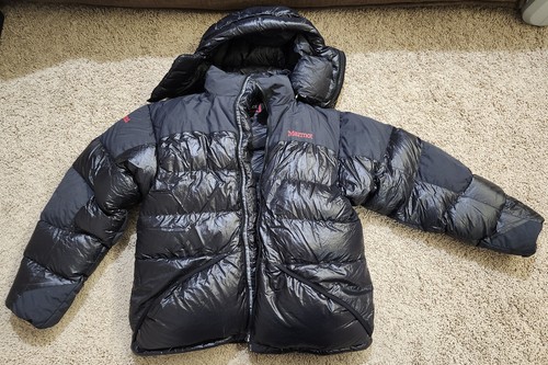Marmot Plasma Puffer Jacket Parka - Black - Men's Medium